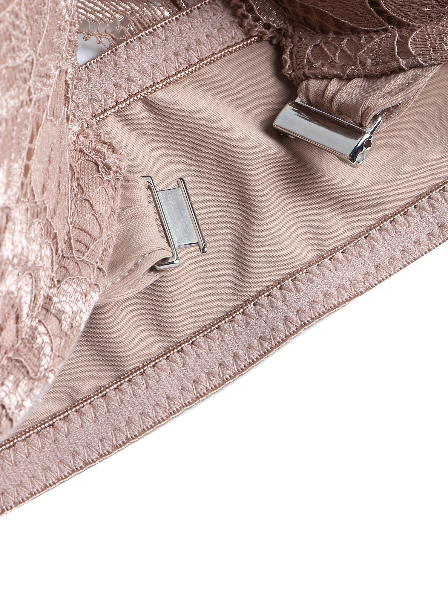 Women's Floral Lace Underwire Bra Seamless Push-Up Lingerie