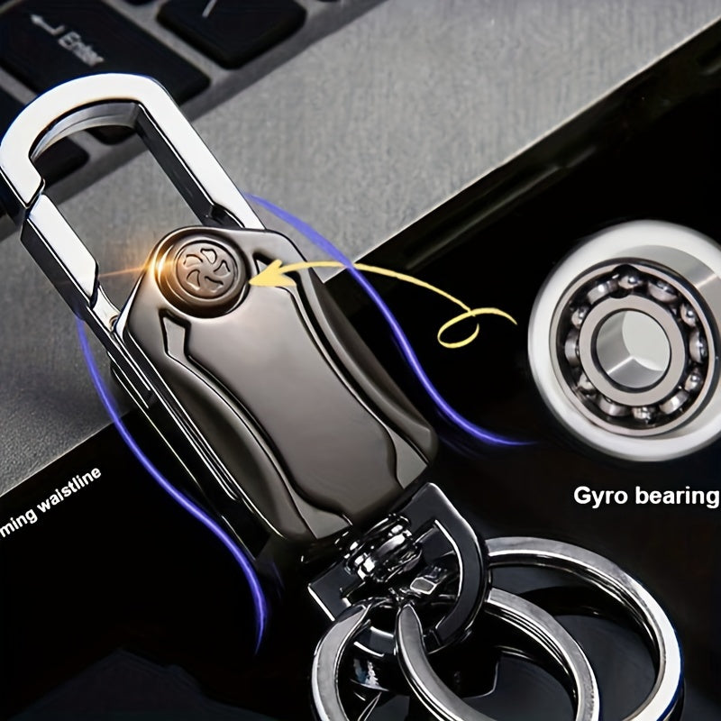 Multipurpose Keychain with Spinner, Bottle Opener, Key Holder, Knife, Phone Stand