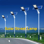 500W Solar Street Post Light with 20AH Battery 25W Solar Panel Remote Control