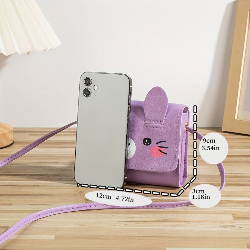 Anime Mushuk Crossbody Sumka, sozlanadigan kamar bilan, yengil tokchali qulflash, kundalik, toʻgʻri rang