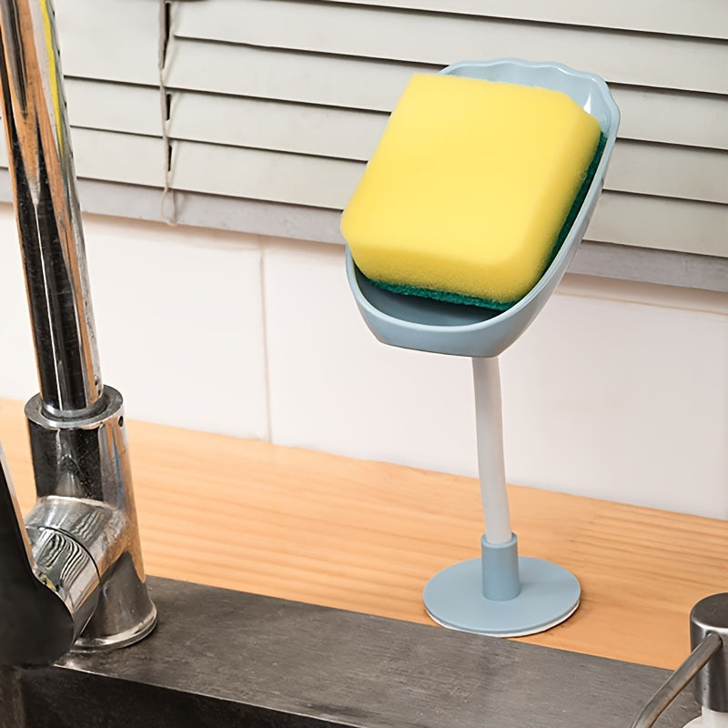 Dispensador de jabón de pared con forma de concha con bandeja de drenaje para almacenamiento en el baño