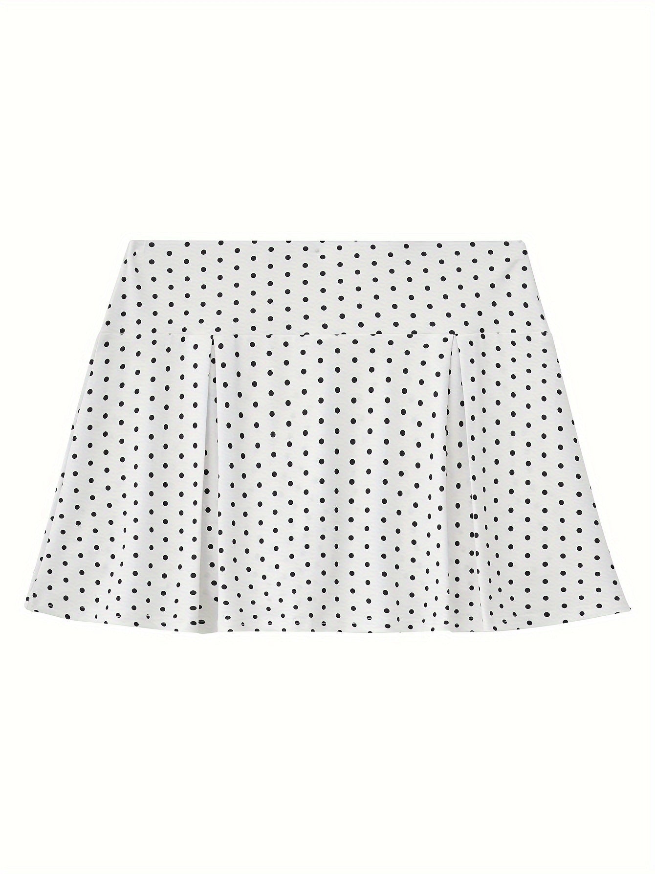 Women's Plus Size 2-in-1 Pleated Yoga Skirt Pants casual Stretchy Skirt