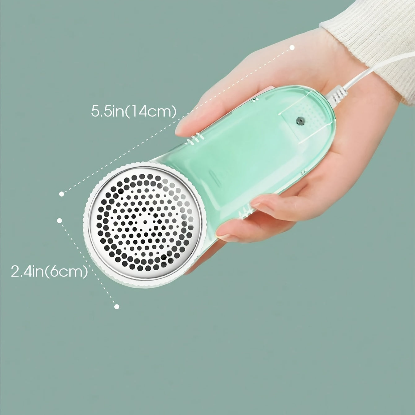 Electric Fabric Shaver Lint Remover for Clothes and Sofa with Stainless Steel Blades
