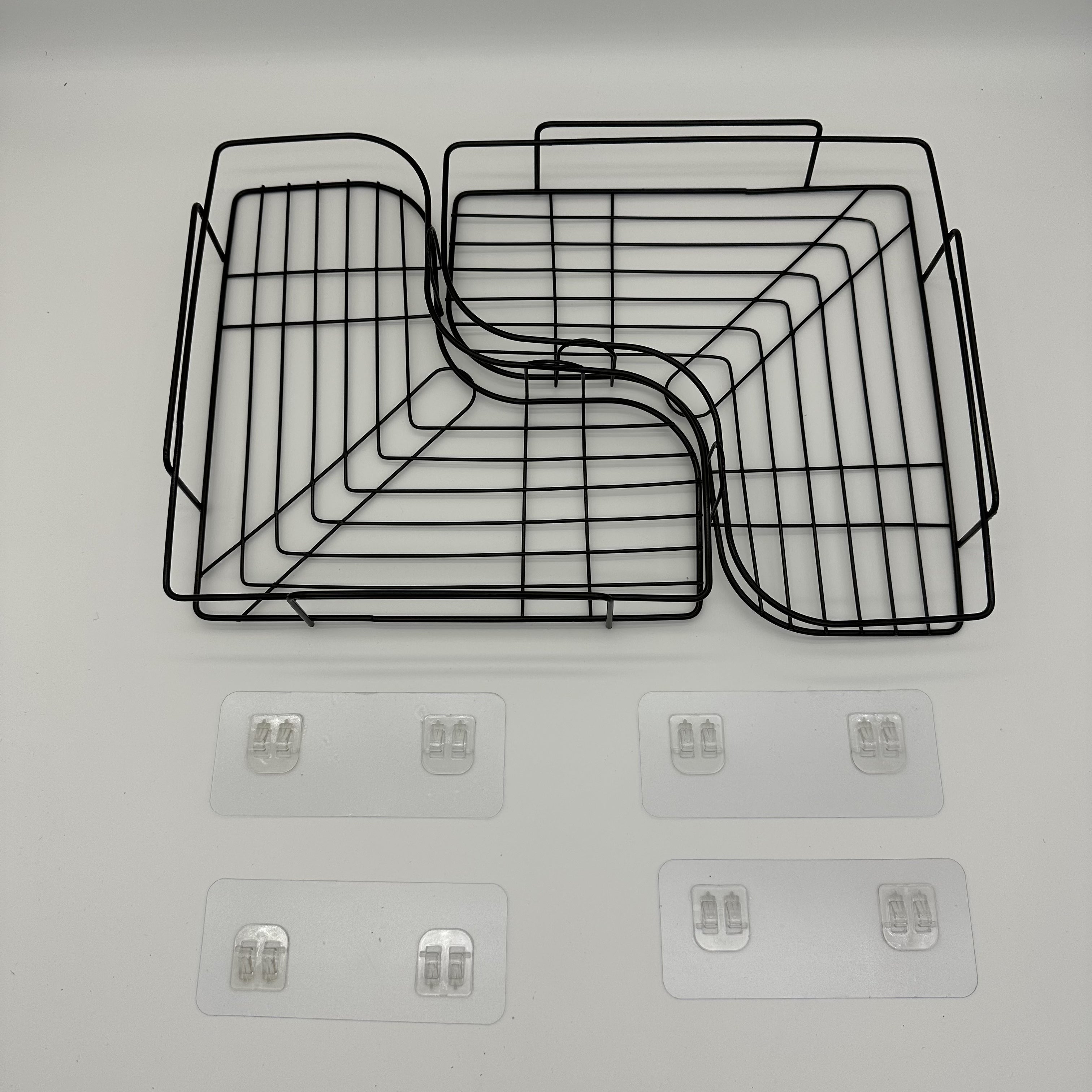 Bathroom Storage Rack No-Drill Wall Mount Organizer for Kitchen and Bathroom