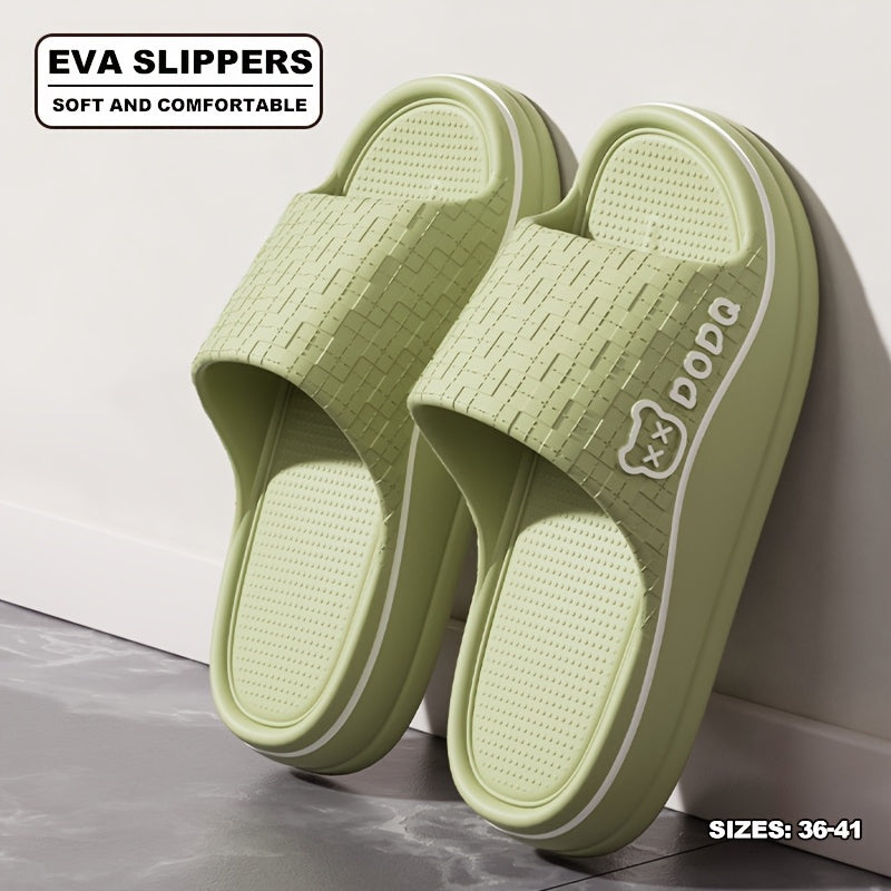 Ayollar uchun EVA yopiladigan ichki poyabzal, barcha mavsumlar uchun, sirpanishga qarshi, nafas oladigan, qulay