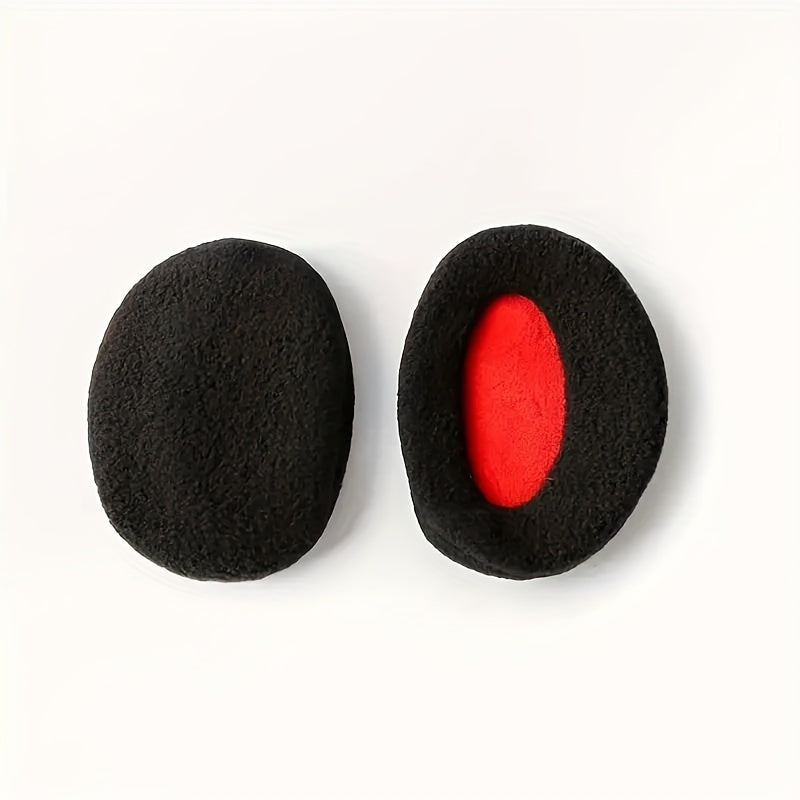 Fleece Ear Warmers Set for Men and Women, Washable Polyester, Lightweight, Holiday Design