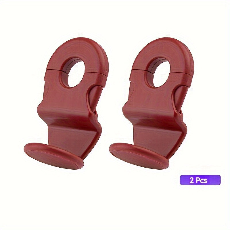 Ganchos organizadores para el interior del coche para almacenamiento en el asiento trasero, negro, universal