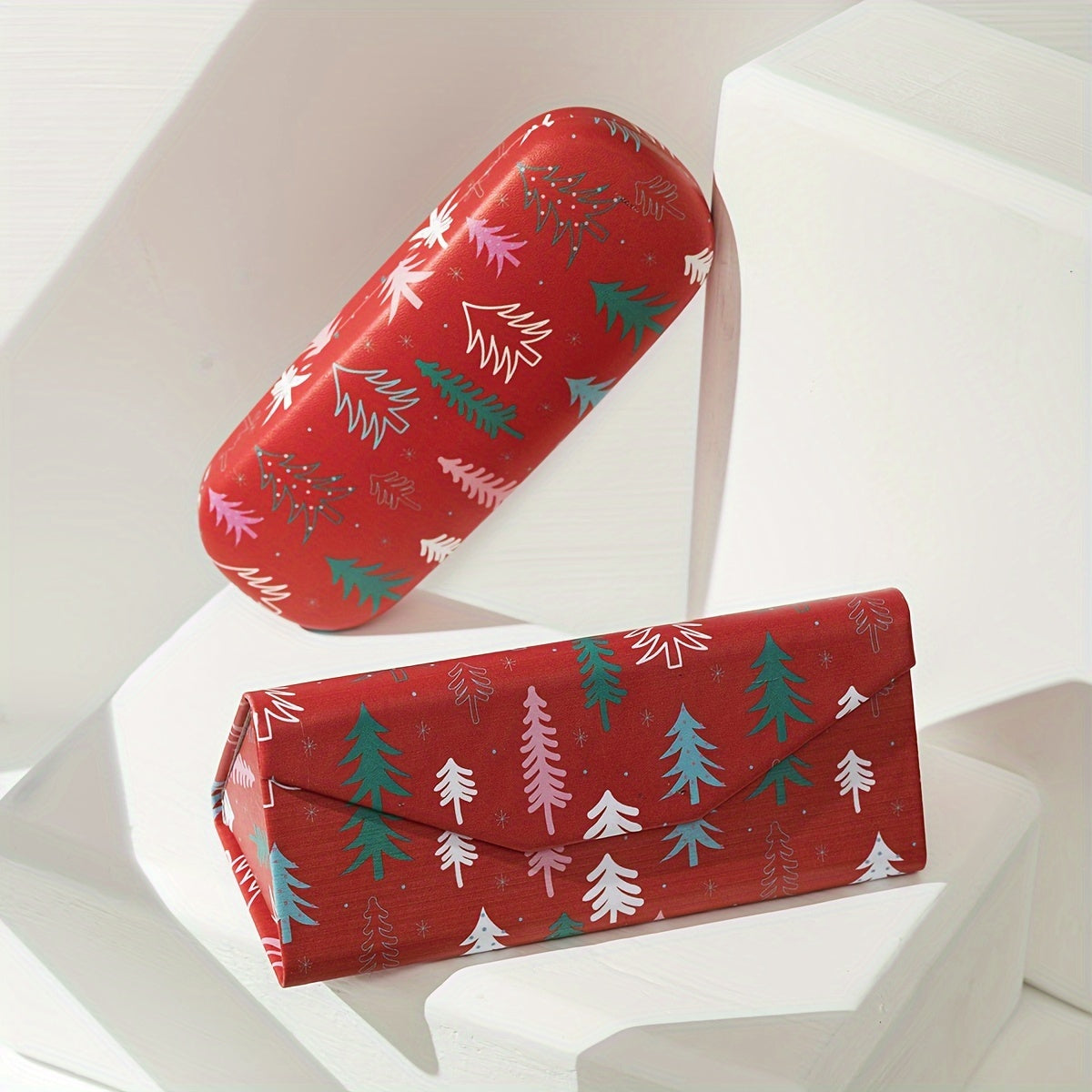 2 ta pushti bronzlash seriyasidagi ayollar uchun ko'zoynak saqlashga mo'ljallangan portativ egiluvchan qutilar to'plami