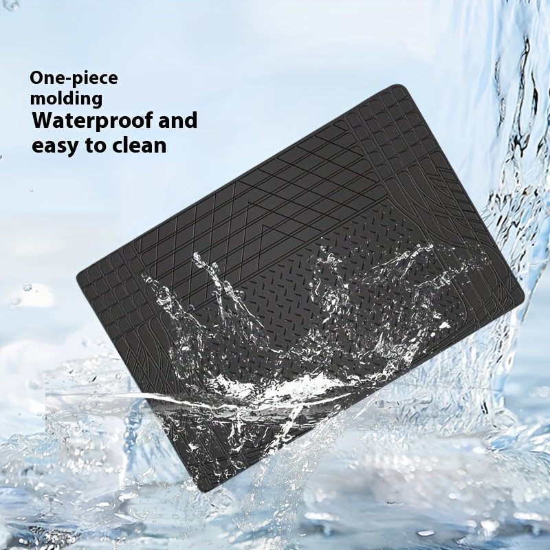 Universal Car Rear Trunk Mat Waterproof PVC Cuttable Non-Slip Durable