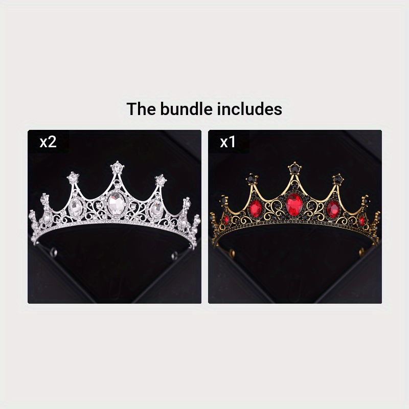 To'ylar va kelinlar uchun rang-barang rhinestones bilan Qirollik qirolichasi taxti