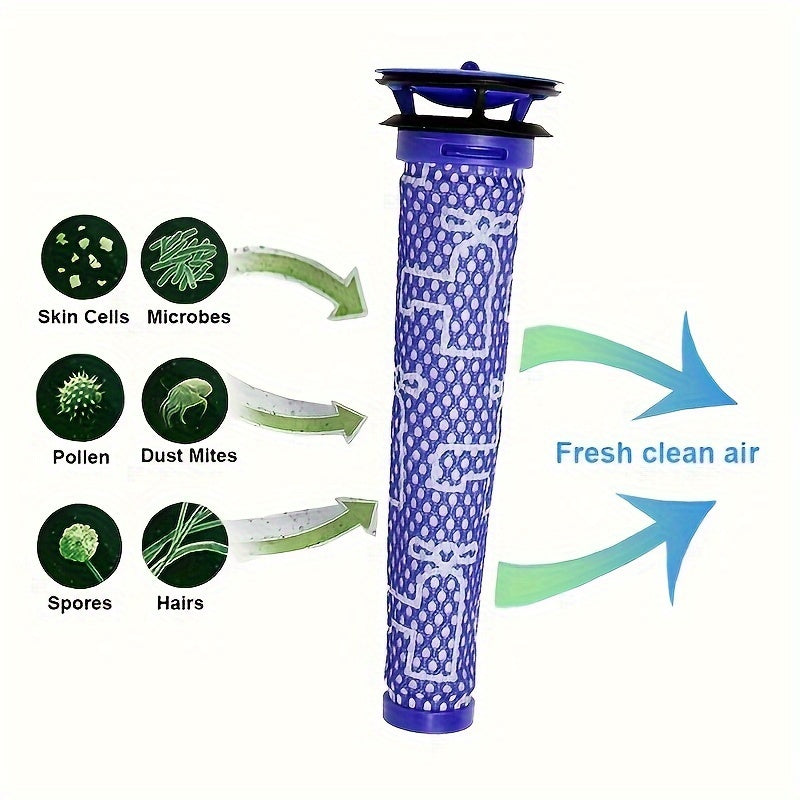 Dyson simsiz changyutgichlari uchun 6 ta old motor filtri - V6, V7, V8, DC58, DC59, DC61, DC62, DC74 modellari bilan mos keladi - Havoni tozalash samaradorligini oshiradi