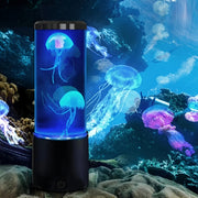 LED Jellyfish Mood Night Light Dimmable Color Changing Tabletop Indoor Night Lamp