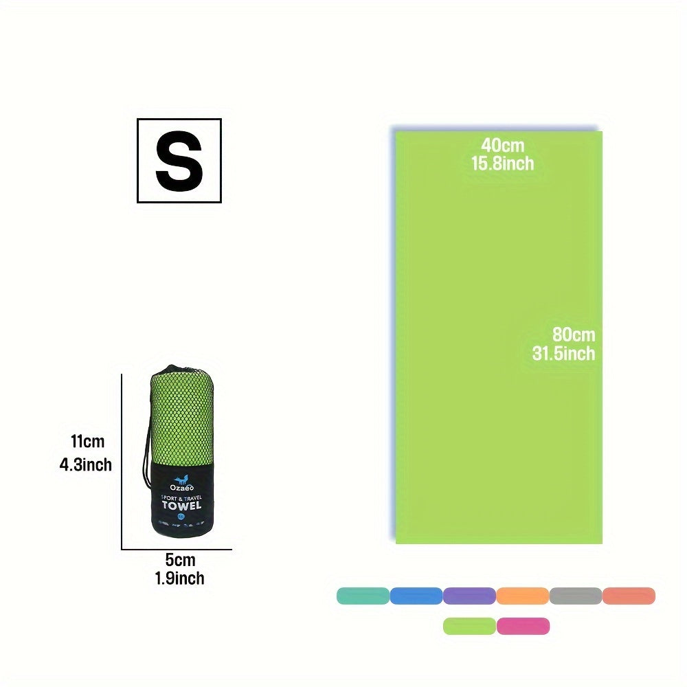 Microfiber Travel Towel Quick Dry Lightweight Sports Beach Hiking Yoga Golf Pickleball