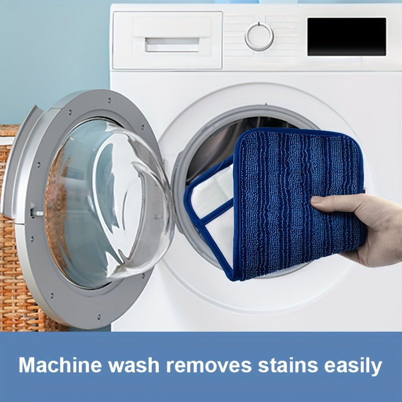 4-Pack Microfiber Mop Pads for Deep Cleaning Reusable Dust Removal Refill Pads
