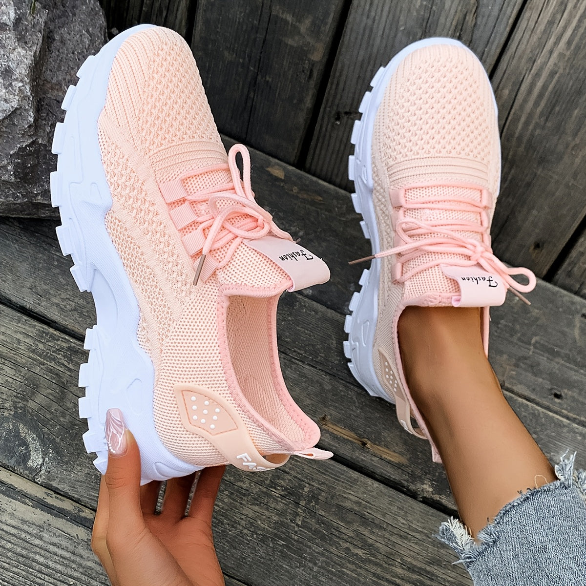 Women's Mesh Athletic Sneakers Comfortable Cushioned Lightweight Running Shoes