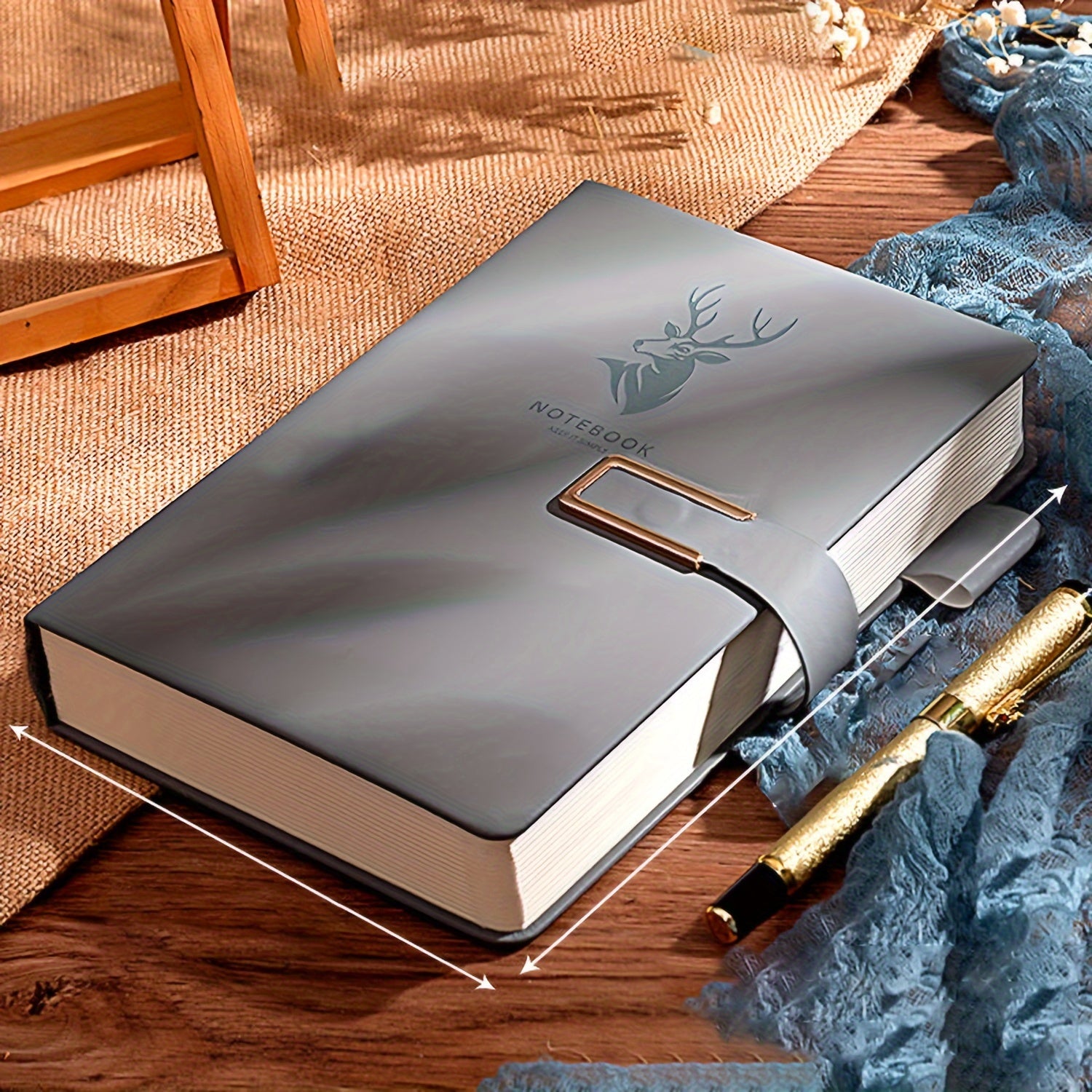 Ofis, biznes va talaba foydalanishi uchun moslashtiriladigan ultra-ingichka A5 daftari, yumshoq qopqoq, belgilovchi va suv o'tkazmaydigan dizayn.