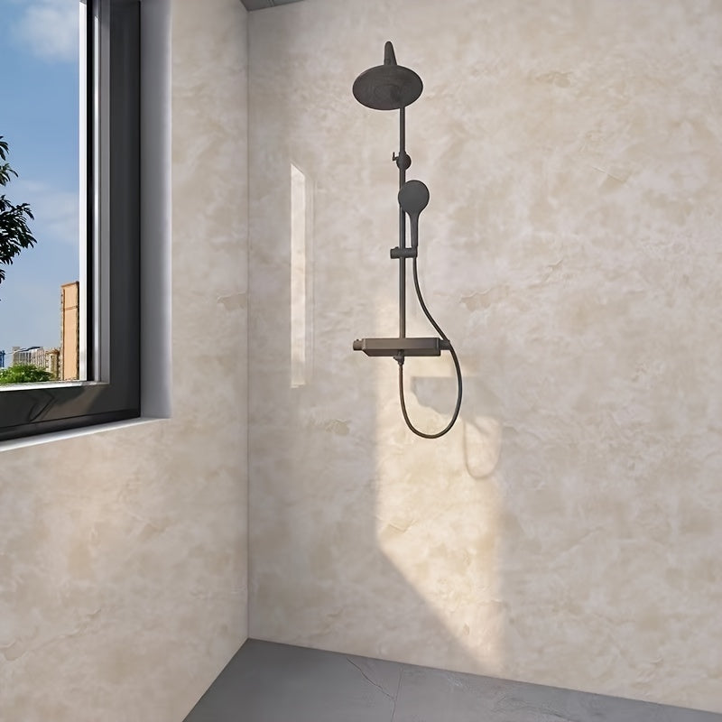 Self-Adhesive Kitchen Wallpaper Roll Shapes Stripes Washable Oil Water Resistant Countertop Furniture Renovation