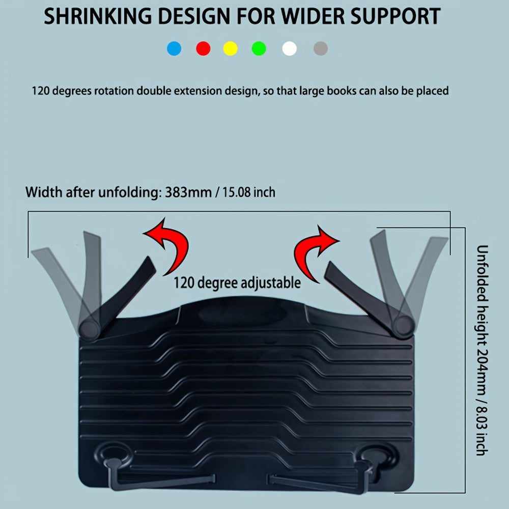 Портативная ABS-стойка для музыки для книг, планшетов и смартфонов Легкая для путешествий и хранения