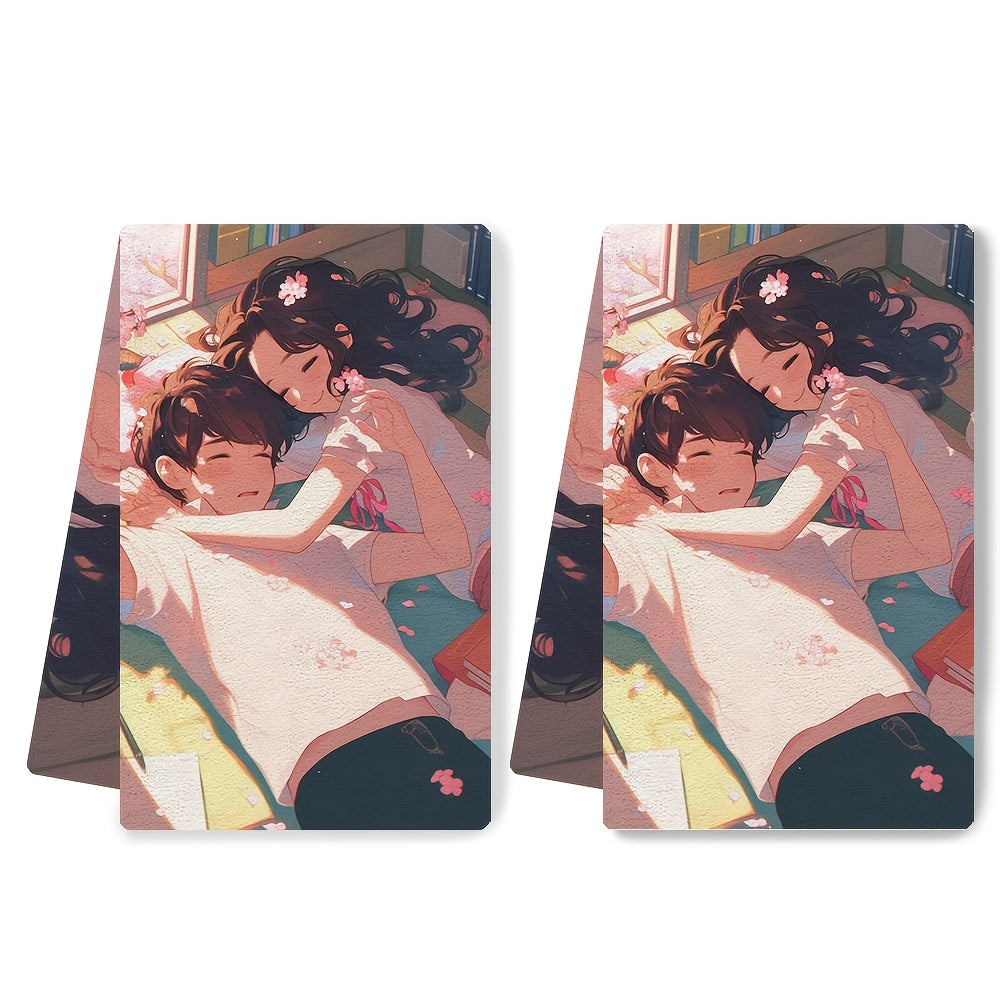 2 dona Ultra Soft yengil quruq oshxona sochiqlari 16x24 dyuym bayram bezaklari uchun