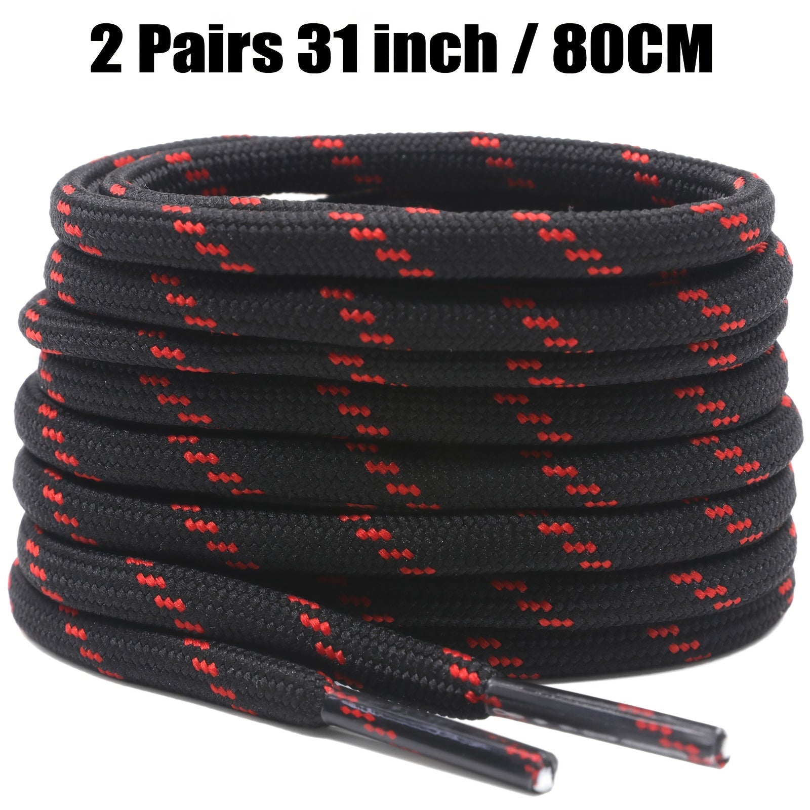 Unisex Thickened Round Climbing Shoe Laces for Hiking and Work Boots