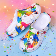 Women's Slip-On Sneakers Ink-Jet Printed Lightweight Casual Shoes