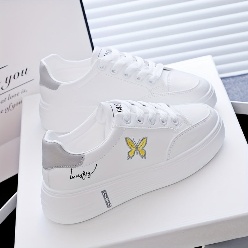 Zapatillas blancas transpirables para mujer para deportes, ocio y senderismo