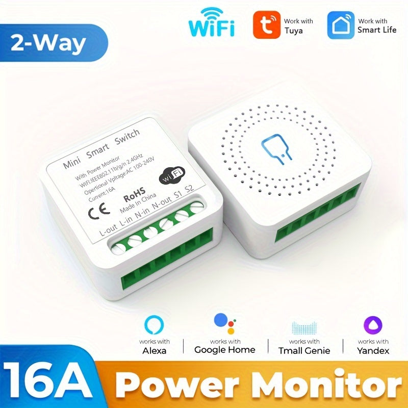 16A WiFi ZigBee Aqlli Oʻchirgich Moduli ilova va ovoz bilan boshqarish uchun elektronika