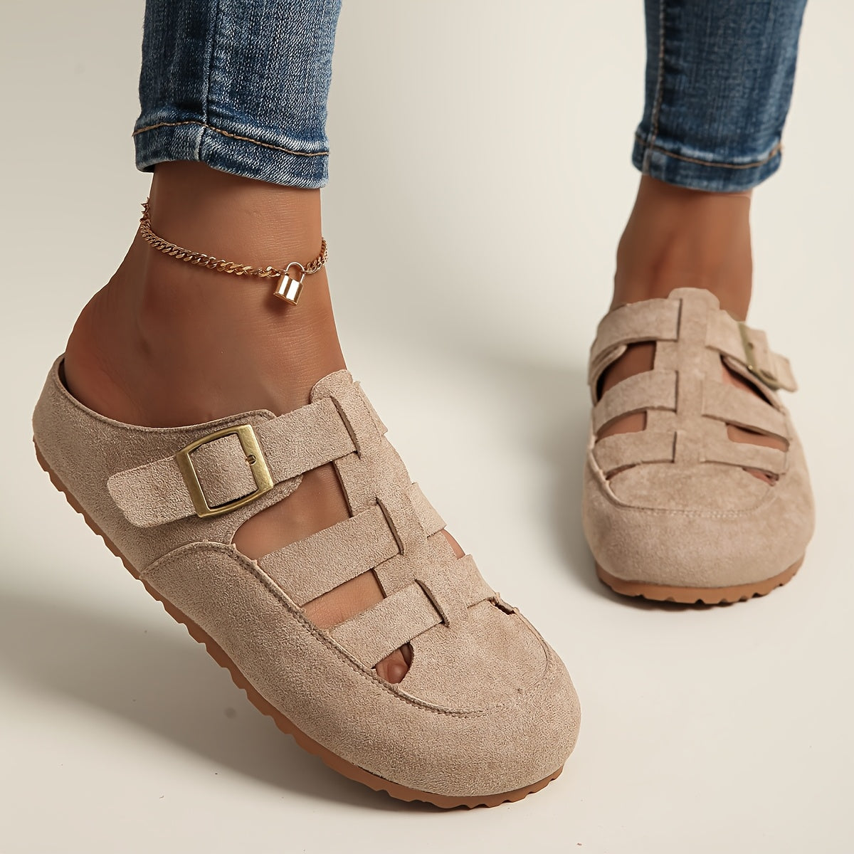 Women's Breathable Roman Shoes Open-Toe Platform with Adjustable Straps