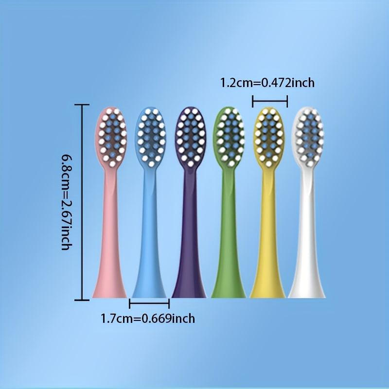 Electric Toothbrush Replacement Brush Heads for Adults, 3-9 Colors