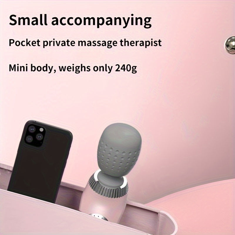 Portable Electric Massage Stick USB Rechargeable High-Speed Vibration Full-Body Relaxation