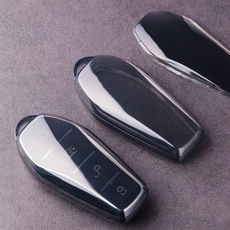 Universal TPU Key Cover for EV Car Keys, Minimalist Slim Design