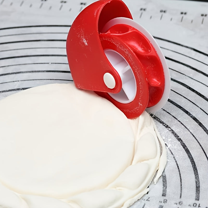 Pastry Wheel for Dough Cutting and Edging Plastic Manual Baking Tool