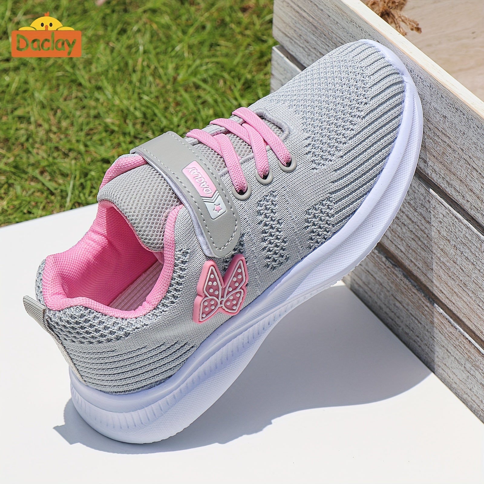 Kids' Breathable Knit Shoes Animal Print Low Top Sneakers for Boys and Girls