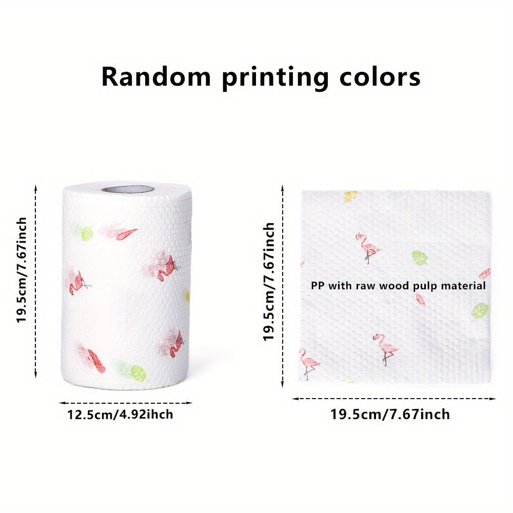 Super Absorbent Lazy Rag 1/2 Roll 100 Sheets Reusable Dish Cleaning Towels