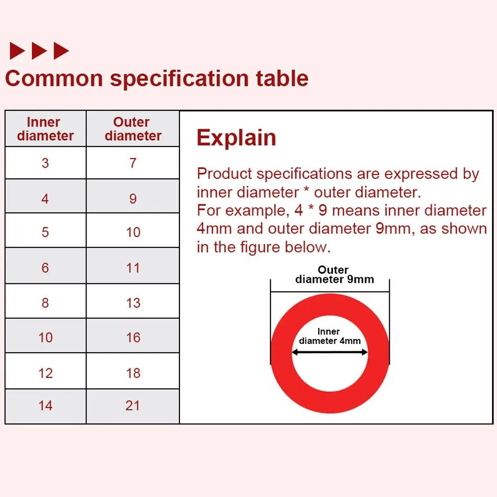 Universal Silicone Vacuum Hose 3/5/4/6/8/10/12/14mm Blue 1m