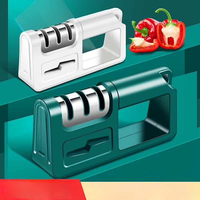 Diamond Sharpener Four-in-One Manual Metal Knife Blade Tool No Electricity