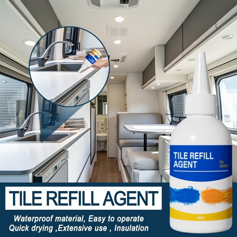 White Ceramic Tile Sealer Waterproof Grout Filler for Interior Exterior Repair