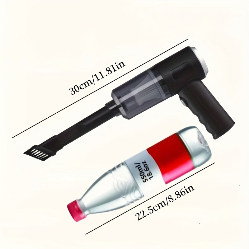 Portable Car Vacuum Cleaner with Accessories USB Rechargeable 200W Low Noise Suction