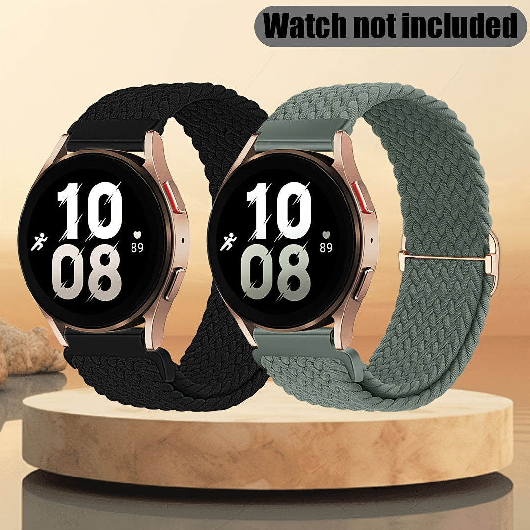 Nylon Smartwatch Band for Samsung Galaxy Watch 4 5 6 7 Classic Active 2 45mm 40mm 44mm 42mm 46mm 43mm 47mm