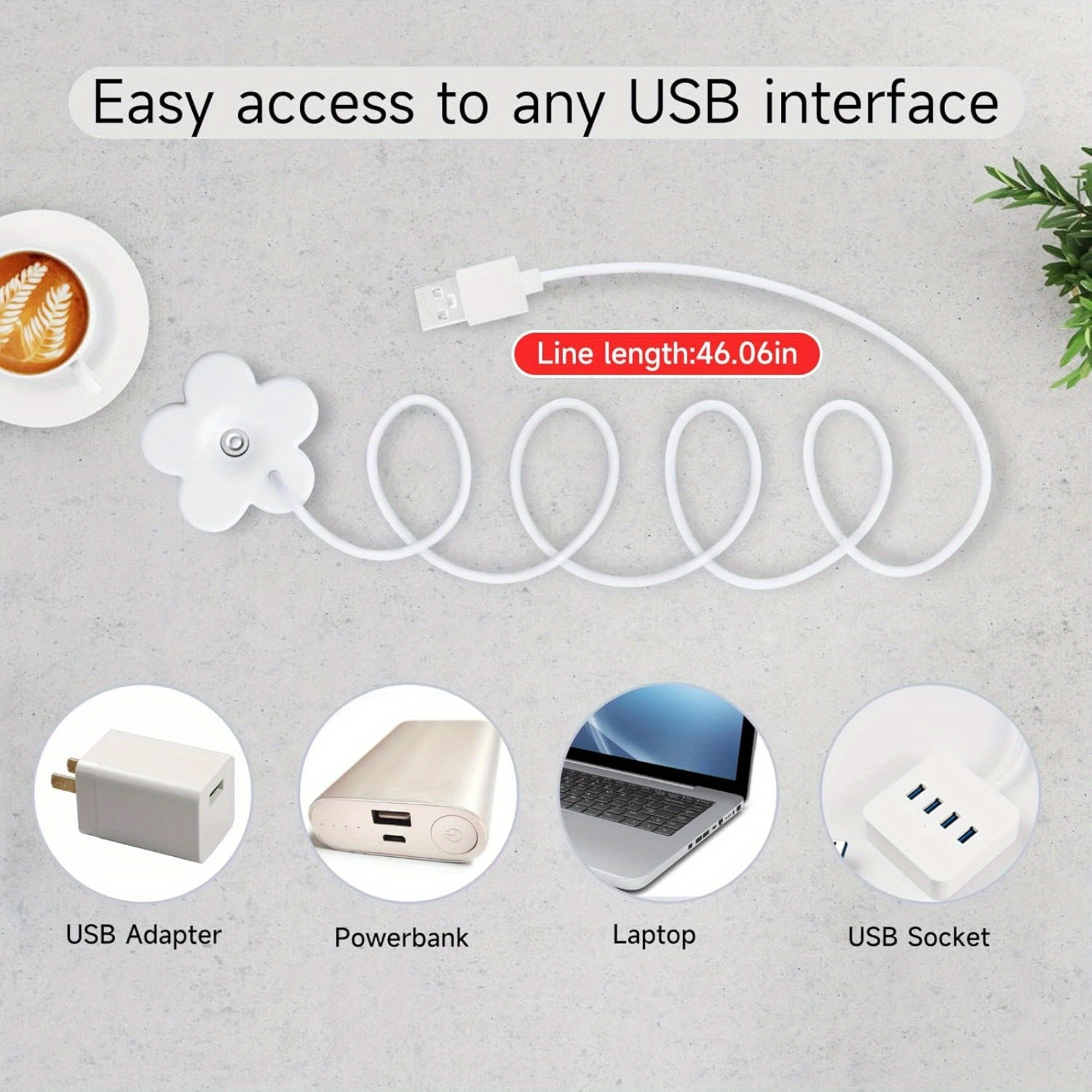 Mini Portable Travel Humidifier 3pcs USB Desktop for Office Bedroom