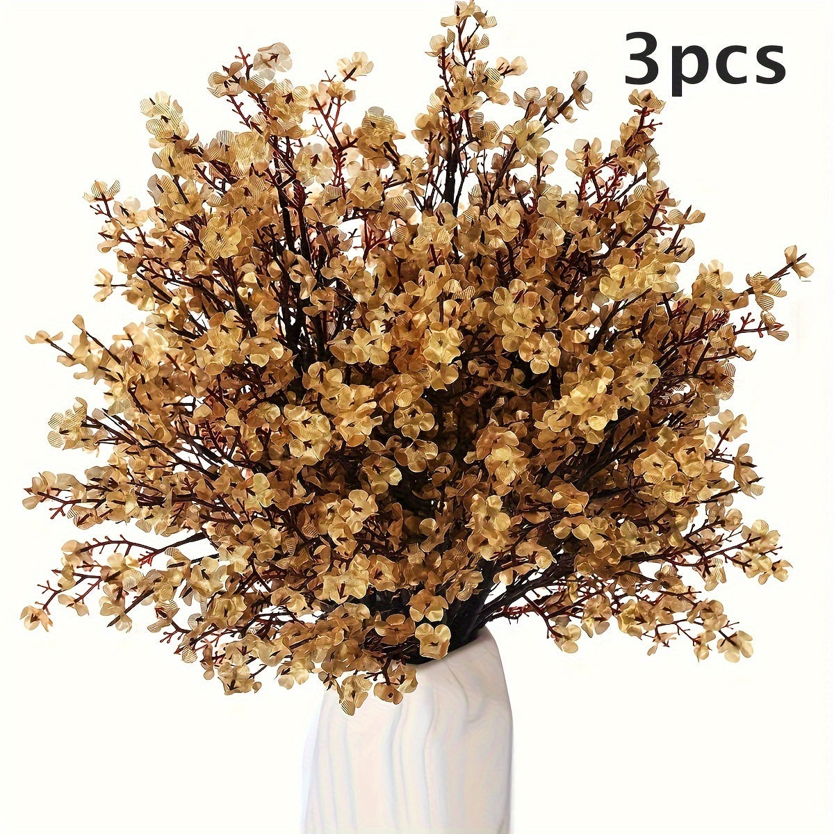 3-Piece Artificial Cherry Blossom Branch Set for Home Decor