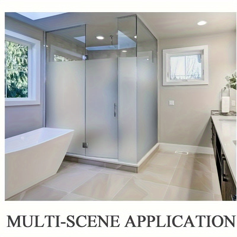 Frosted Glass Privacy Film for Windows UV Protection Heat Control Electrostatic Adhesive