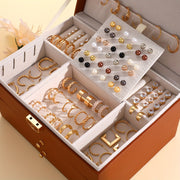 Women’s 108-Piece Alloy Earring Set for Everyday Wear Versatile Gift for All Seasons