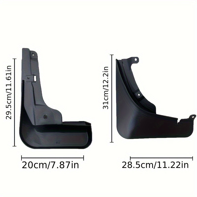 Car Mudguards Plastic Fender Cover Flares Splash Guard for T2 Exterior