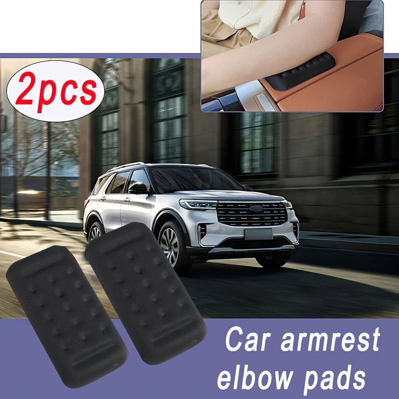 Universal Car Armrest Pad Memory Foam Support Fatigue Relief