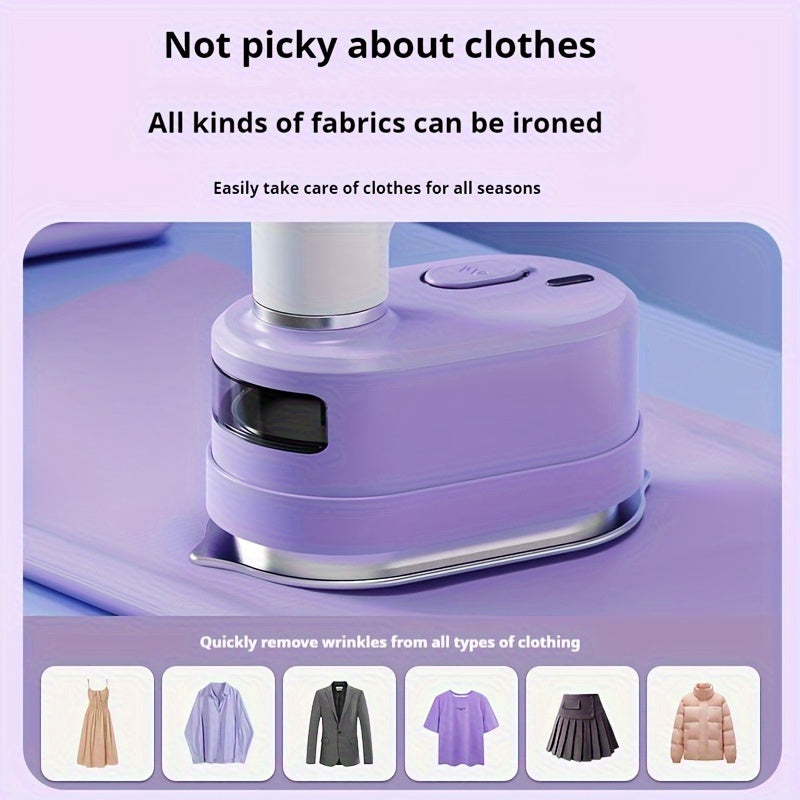 Uy, sayohat, yotoqxona uchun yuqori bug kuchiga ega kompakt qo‘l bilan ishlatiladigan kiyimlar uchun bug‘li tozalash