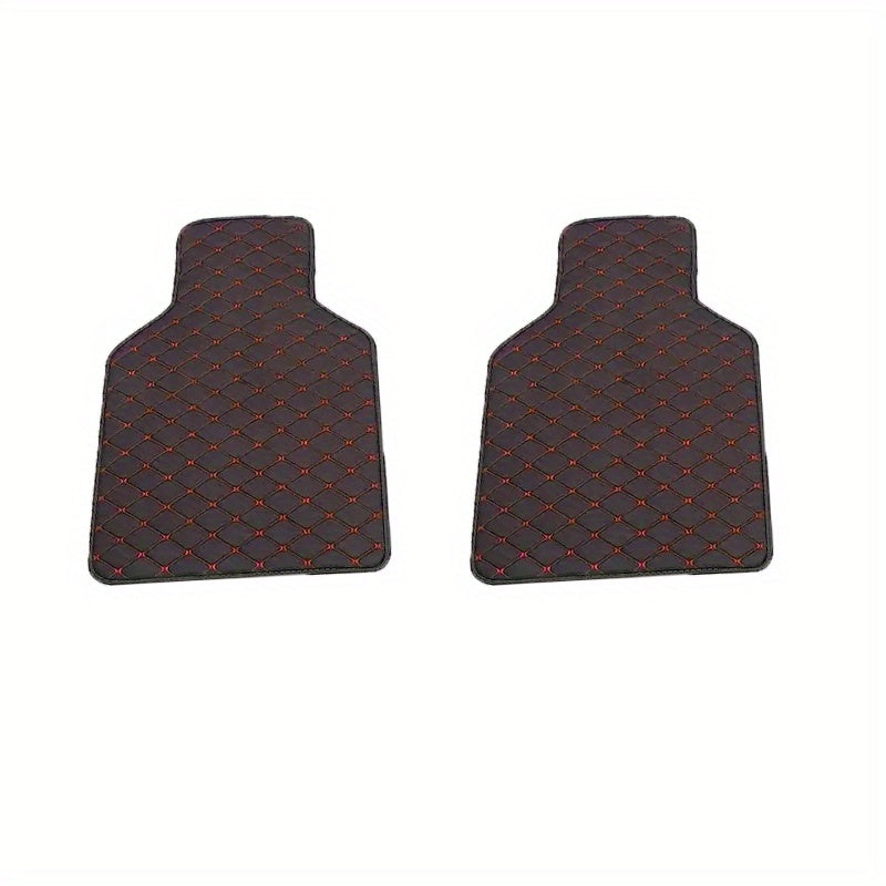 Car Floor Mats Waterproof Full Set Leather Interior Front Rear Automotive Accessories