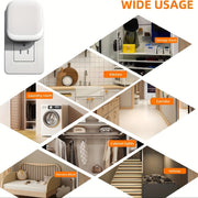 Modern LED Night Lights with Sensor Adjustable Brightness Soft White 3000K for Hallway Bedroom Stairway