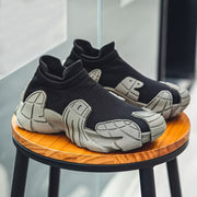 Men's Low Top Fabric Sneakers with PVC Sole and Fabric Insole for Casual Wear