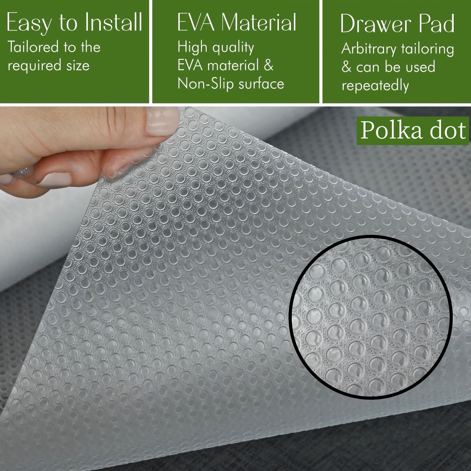 Non-Slip Moisture-Proof Kitchen Cabinet Liner for Shelves